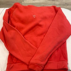 Red heart hoodie